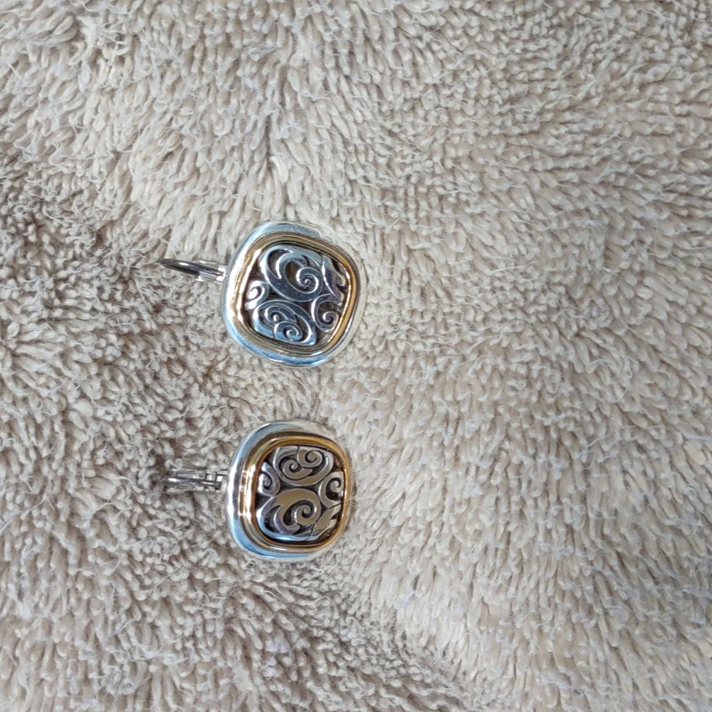 Silver Brighton earrings